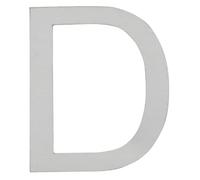 ARREGUI SEC11-T2 Numeri e lettere di 12 cm di altezza | Numero civico e lettere esterno | Acciaio inossidabile | Numeri di porta moderni Segnaletica Targa Indirizzo di casa | 12 cm | Lettera D