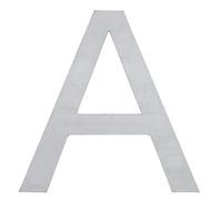 ARREGUI SEC11-T2 Numeri e lettere di 12 cm di altezza | Numero civico e lettere esterno | Acciaio inossidabile | Numeri di porta moderni Segnaletica Targa Indirizzo di casa | 12 cm | Lettera A