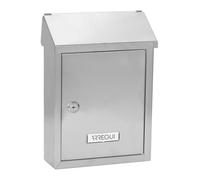 ARREGUI Smart E5727 Cassetta Postale Individuale in Acciaio Inossidabile, Cassetta Postale o Raccogliposta, con 2 Feritoie, Cassetta Postale da Esterno, Dimensione S (DIN A5), Facile da Montare, Inox