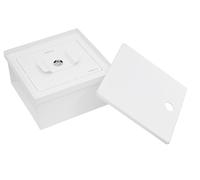 ARREGUI Terra 22801W-S1 Cassaforte Invisible a Pavimento | Mini Cassaforte Nascosta a Scomparsa | Nascondiglio Segreto per Soldi e Oggetti di Valore | Cassetta di Sicurezza | 10x20x20cm | 2,3L| bianco