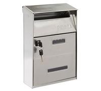 ARREGUI Up D-2010 Cassetta Postale Individuale in Acciaio Inossidabile, Cassetta della Posta da Parete, Dimensione S (DIN A5), Con Finestra di Visualizzazione, Inox