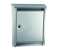 ARREGUI Urban E5907 Cassetta Postale Individuale in Acciaio Inossidabile, di Grandi Dimensioni, Cassetta della Posta da Parete, Dimensione L (Riviste e Buste C4), Facile da Montare, Inox