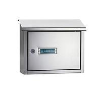 ARREGUI V4077 Maxi Cassetta Postale in Acciaio per Porte o Cancelli Interni, Cassetta Postale 33x4 cm, Taglia M (DIN A4 Posta e Rivista), Anticorrosivo, effetto specchio