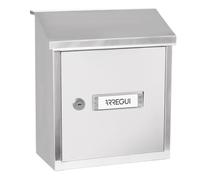 ARREGUI V4097 Cassetta Postale in Acciaio Inossidabile per Porte o Cancelli Interni, Cassetta Postale 23x4 cm, Taglia S (DIN A5), Anticorrosivo, effetto specchio
