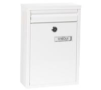 ARREGUI Zaguán E5751 Cassetta Postale Individuale in Acciaio, Cassetta Postale o Raccogliposta, Con 2 Feritoie, Cassetta Postale Da Esterno, Dimensione S (DIN A5), Facile da Montare, Bianco