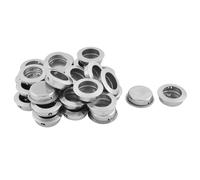 Arremento Acciaio Inox maniglia metallo incasso argentato 1.6 POLLICE DIAM 30pz