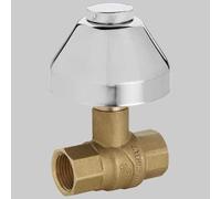 ARRESTO A SFERA CON CAPPUCCIO F/F 1/2 Valvole Incasso Fiv