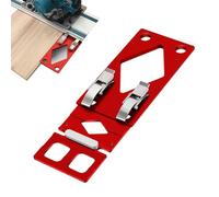 Arresto angolare per binario di guida, fresato CNC a 90° con guida dei bordi, compatibile con binario di guida Festool e Makitas