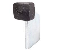 Arresto Del Cancello Con Rechteckigem Tampone di Gomma A Aufschweißen