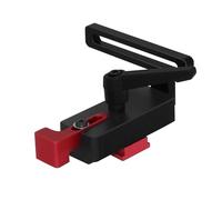 Arresto for guida diagonale, localizzatore di scanalature oblique, limitatore di supporto in lega di alluminio, guida for lavorazione del legno, scanalatura a T,(Black)