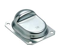 ARRESTO PER CANCELLI A BATTENTE ART.166 tipo grande - mm 160 x 130 - h.48