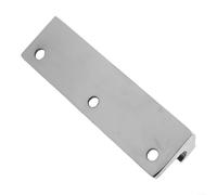 Arresto piatto per chitarra, cordiera cromata per sei sette e dodici corde, ponte in metallo argentato con viti per un fissaggio sicuro (6 corde)