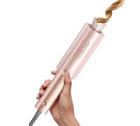 Arricciacapelli Automatico Professionale - Ferro Arricciacapelli Automatico per Grandi Ricci 25mm TYMO Curlpro Plus Beach Waves Piastra Boccoli per Lunghi Capelli Hair Curler Anti-Scaldatura Oro Rosa