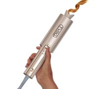 Arricciacapelli Automatico Professionale - Ferro Arricciacapelli Automatico per Grandi Ricci 25mm TYMO Curlpro Plus Beach Waves Piastra Boccoli per Lunghi Capelli Hair Curler Anti-Scaldatura Oro