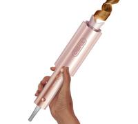 Arricciacapelli Automatico Professionale - Ferro Arricciacapelli Automatico per Grandi Ricci 32mm TYMO Curlpro Plus Beach Waves Piastra Boccoli per Lunghi Capelli Hair Curler Anti-Scaldatura Oro Rosa