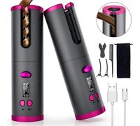 Arricciacapelli automatico senza fili ricaricabile USB display LCD onde e ricci