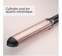 Arricciacapelli con bacchetta ondulante ovale - BABYLISS - C457E - Quarzo-ceramica - 6 temperature da 160°C a 210°C
