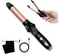 Arricciacapelli Elettrico Ricaricabile - 4500mAh, 32W, Temperatura Regolabile 150°/165°/180°C, Carica USB, Blocco di Sicurezza, Senza Fili, Styling Professionale Onde e Ricci Perfetti