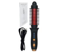 arricciacapelli | Ferro arricciacapelli piccolo riscaldato | 3 Gear Temperature Grooming Tool | per viaggi d'affari Camera d'albergo Viaggi a casa Barile in ceramica a doppia tensione Profesio