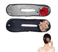Arricciacapelli pigro Deft Chignon Clip Capelli Chignon Maker Twister Donne Fiore Fiocco Orecchio di Coniglio Rullo Capelli Twist Chignon Accessori Per Capelli