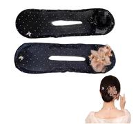 Arricciacapelli pigro Deft Chignon Clip di Capelli Chignon Maker Twister Accessori per capelli Coniglio Chignon Twist Bow Donne Rolle Flower Ear Z4O9 Panino