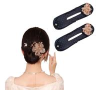 Arricciacapelli pigro Deft Chignon Clip di Capelli Chignon Maker Twister Donne Fiore Fiocco Coniglio Chignon Capelli Rullo Twist Chignon Accessori Orecchio