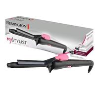 Arricciacapelli Remington My Stylist Ceramica 19 mm 190°C Spegnimento Automatico Nero Rosa