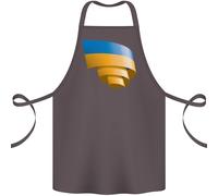 Arricciata Bandierina Dell'Ucraina Ucraino Giorno Calcio Cotone Grembiule 100%