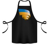 Arricciata Bandierina Dell'Ucraina Ucraino Giorno Calcio Cotone Grembiule 100%