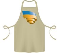 Arricciata Bandierina Dell'Ucraina Ucraino Giorno Calcio Cotone Grembiule 100%