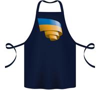 Arricciata Bandierina Dell'Ucraina Ucraino Giorno Calcio Cotone Grembiule 100%