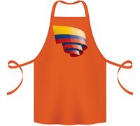 Arricciata Columbia Bandiera Colombiana Giorno Calcio Cotone Grembiule 100%