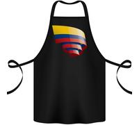 Arricciata Columbia Bandiera Colombiana Giorno Calcio Cotone Grembiule 100%