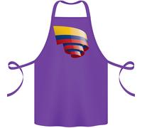 Arricciata Columbia Bandiera Colombiana Giorno Calcio Cotone Grembiule 100%