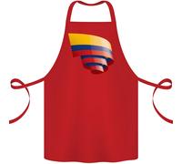 Arricciata Columbia Bandiera Colombiana Giorno Calcio Cotone Grembiule 100%