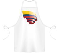 Arricciata Columbia Bandiera Colombiana Giorno Calcio Cotone Grembiule 100%