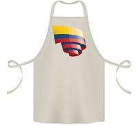Arricciata Columbia Bandiera Colombiana Giorno Calcio Grembiule di Cotone 100%