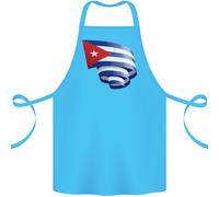 Arricciata Cuba Bandiera Cubana Giorno Calcio Cotone Grembiule 100% Biologico