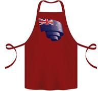 Arricciata Nuova Zelanda Bandiera Zealander Kiwi Giorno Cotone Grembiule 100%