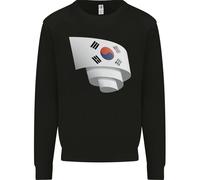 Arricciato Corea Del Sud Bandiera Coreana Giorno Calcio Bambini Felpa Maglione