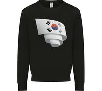 Arricciato Corea Del Sud Bandiera Coreana Giorno Calcio Bambini Felpa Maglione