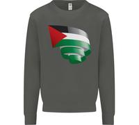 Arricciato Palestina Bandiera Palestinese Giorno Calcio Bambini Felpa Maglione