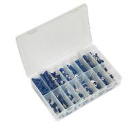 Arricciato Terminale Assortimento 280pc Blu - Sealey AB040BT Nuovo