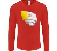 Arricciato Vaticano Bandiera Uomo Maniche