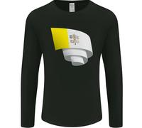 Arricciato Vaticano Bandiera Uomo Maniche