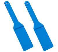 arricraft 2 Pezzi Spatola di plastica Blu, Colletto di Pittura del raschiatore del massello impostazione della ringhiera di Vetro per la Pittura a Olio della Parete più Liscia (10.4x2.3x0.4inch)