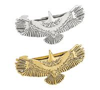 arricraft 2 pz Fermagli per Capelli In Metallo, 2 colori Lega Aquila Snap Fermagli per Capelli Retrò Fermagli per Capelli Supporto Barrette Accessori Fermaglio per Capelli per Donne