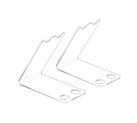 arricraft 5 pz Espositore Portapenne In Acrilico, 2 foro Penna Stilografica Penna A Sfera Espositore Trasparente per Pennelli Da Trucco Stendino per Scuola Ufficio Casa O Negozio Uso