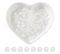 arricraft Circa 182 pezzo di Fili di Perline di Selenite Naturale, Perline di Pietra Rotonde Non Tinte Da 4 mm Perline Distanziatrici In Cristallo Trasparente Perline Sfuse di Pietre Preziose