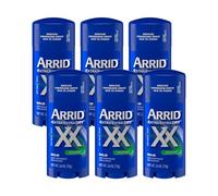 Arrid XX Antiperspirant/Deodorant Solid, Unscented, 2.6-Ounce Sticks (Pack of 6) by Arrid
